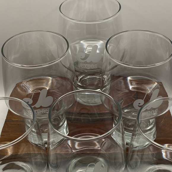 COPY - vintage Montreal Expos baseball beer glasses. 16oz Libby beer glasses.… - Picture 3 of 11